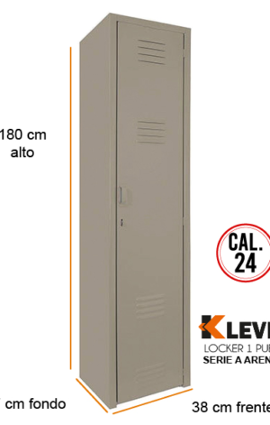 LOCKER 1 PUERTA SERIE A ARENA