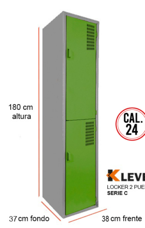 LOCKER 2 PUERTAS SERIE C