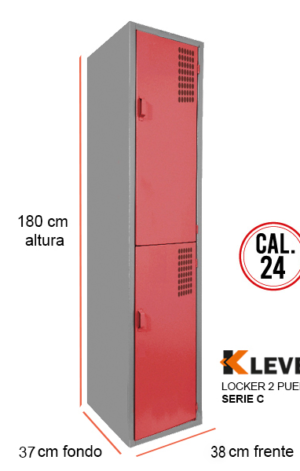 LOCKER 2 PUERTAS SERIE C