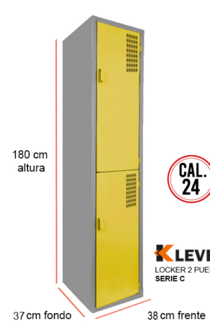 LOCKER 2 PUERTAS SERIE C