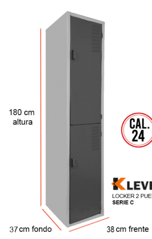 LOCKER 2 PUERTAS SERIE C