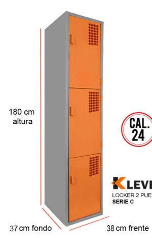 LOCKER 3 PUERTAS SERIE C