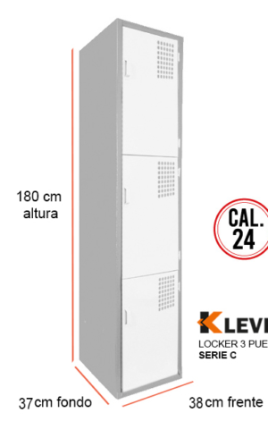 LOCKER 3 PUERTAS SERIE C