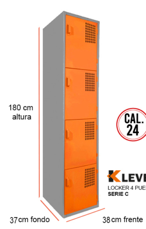 LOCKER 4 PUERTAS SERIE C