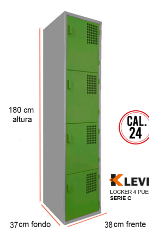 LOCKER 4 PUERTAS SERIE C