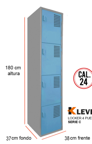 LOCKER 4 PUERTAS SERIE C