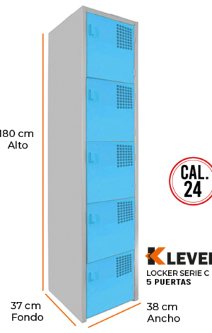 LOCKER 5 PUERTAS SERIE C