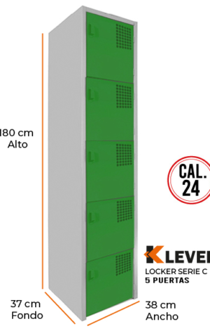 LOCKER 5 PUERTAS SERIE C