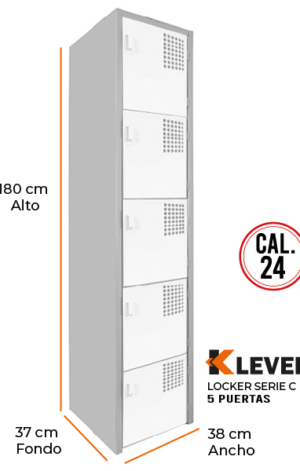 LOCKER 5 PUERTAS SERIE C
