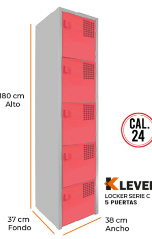LOCKER 5 PUERTAS SERIE C