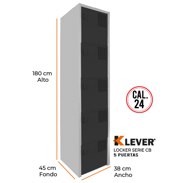 LOCKER 5 PUERTAS SERIE CB