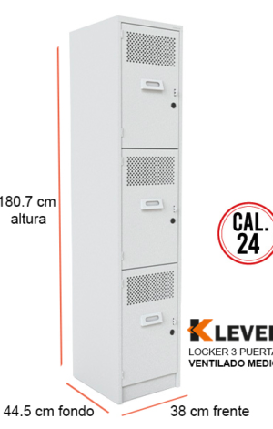 VENTILADO MEDIO C 3 PUERTAS